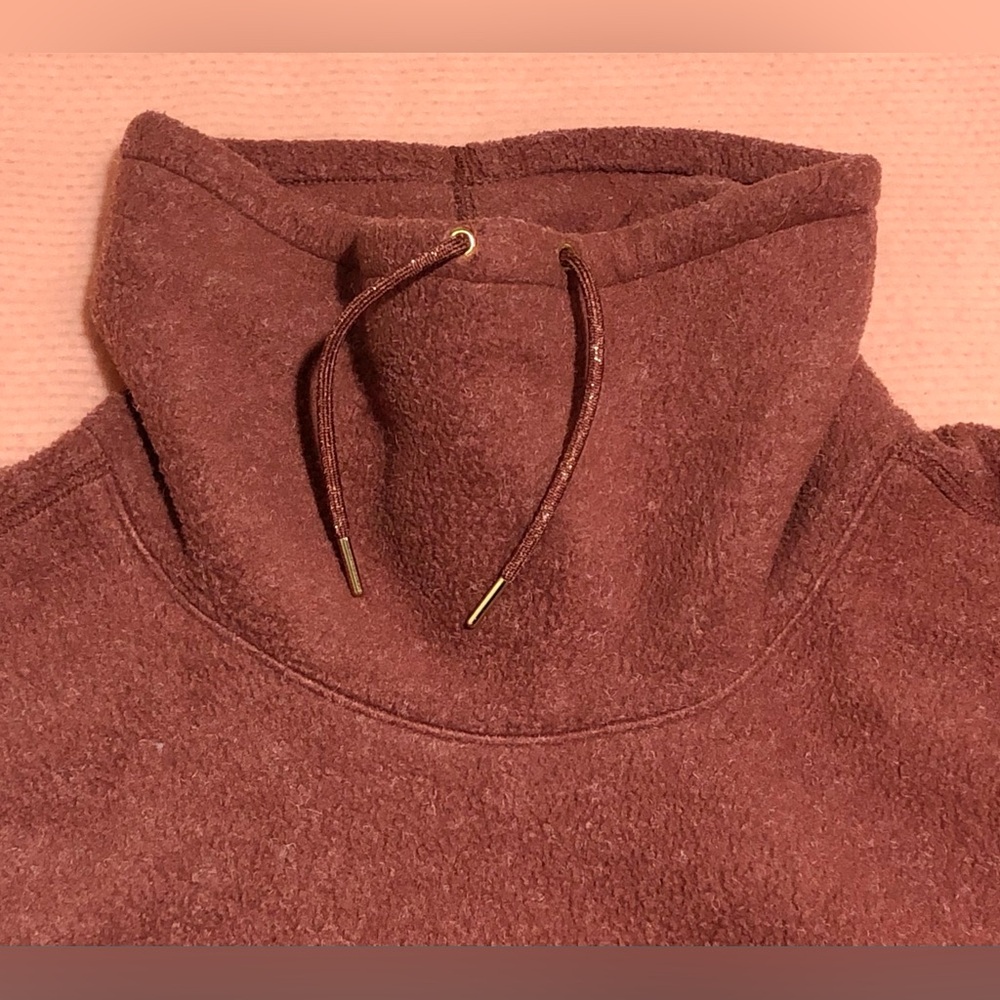Nike Burgundy Therma Fleece Sweater - Picture 4 of 9